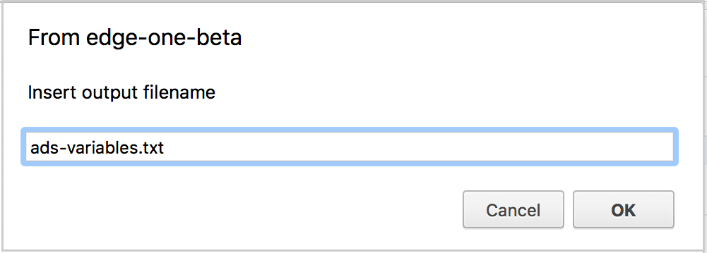 Select Tab Delimited Text file