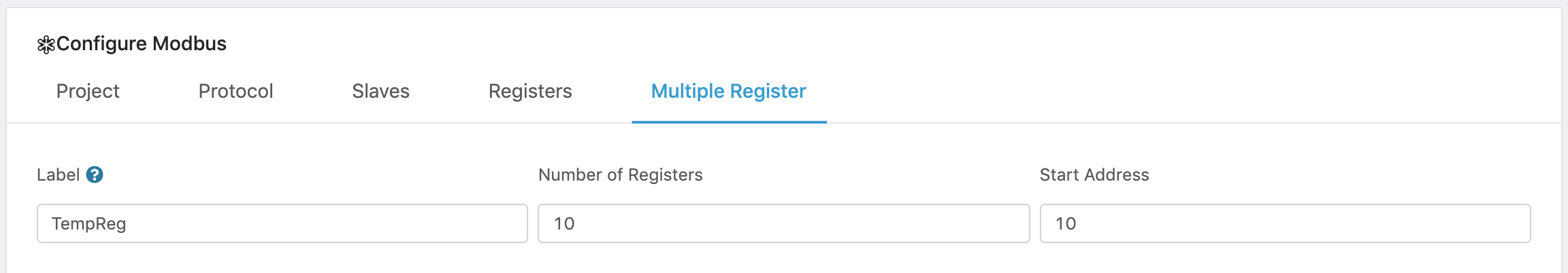 No. of Registers