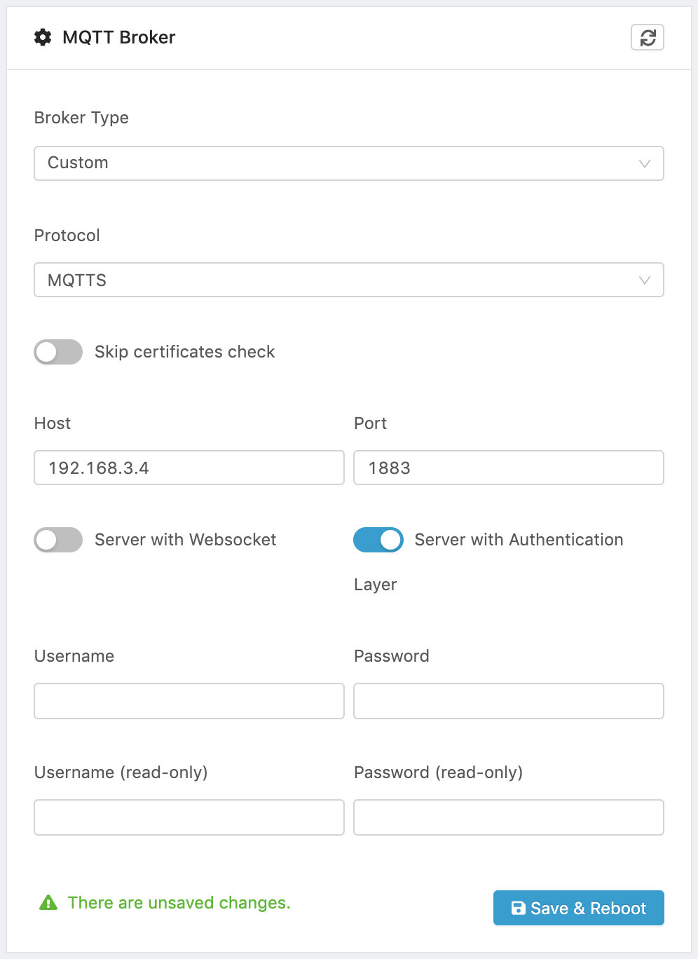 Custom broker MQTTS