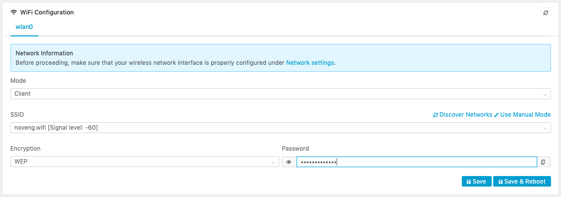 WAP Setting